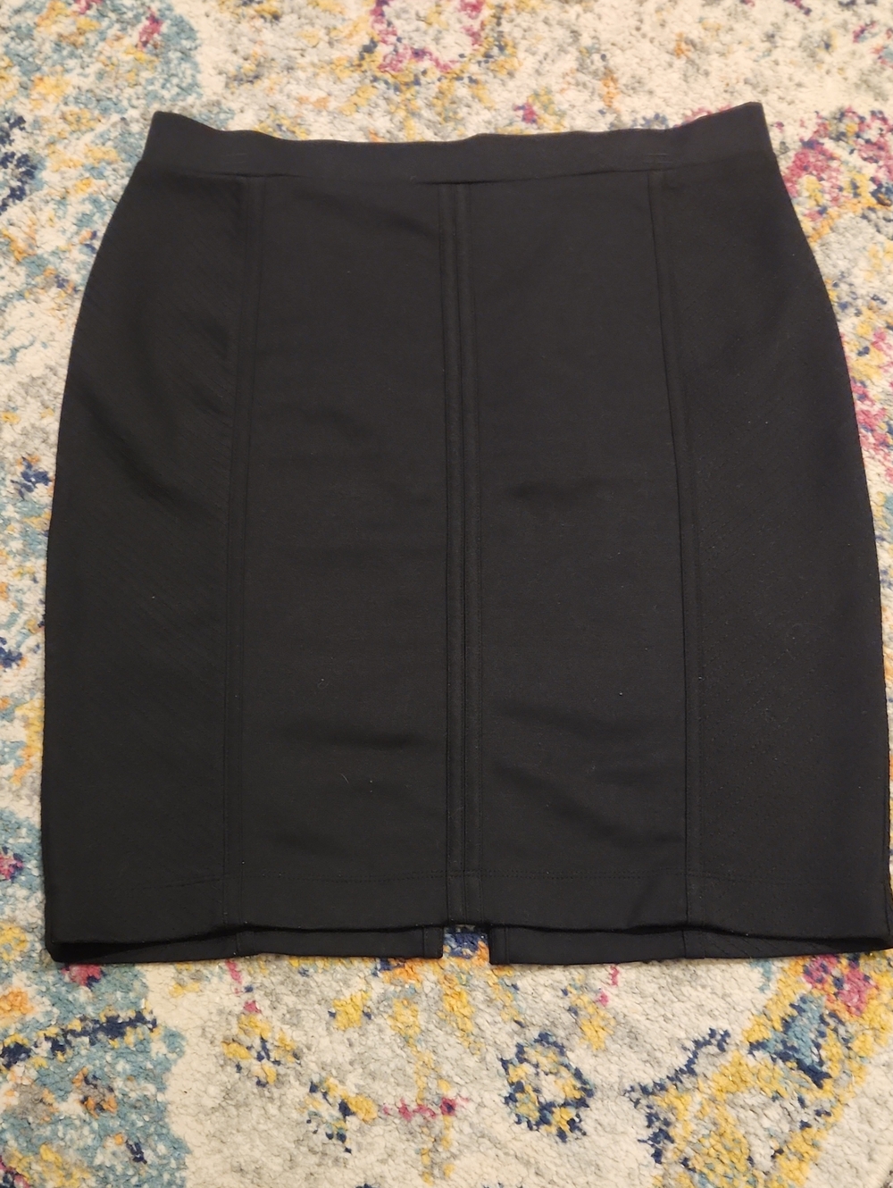 Apt. 9 Black Pencil Skirt with Panel Seams